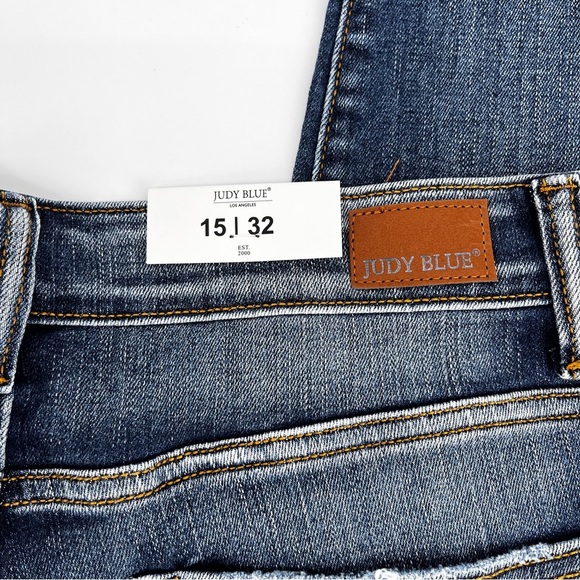 Judy Blue Skinny Fit High Waist Jeans Dark Wash 15/32 New Denim Hi Rise Stretch - Picture 2 of 9